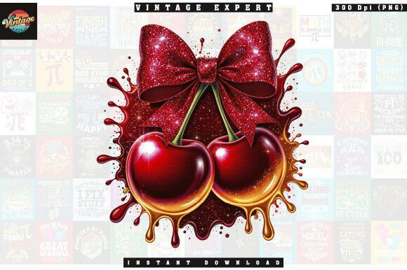 Download Dripping Sparkle Glitter Cherry Clipart - Sparkle Collection