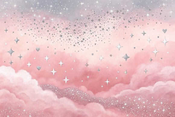 Download Pink and Silver Sparkle Glitter Design - Sparkle Collection