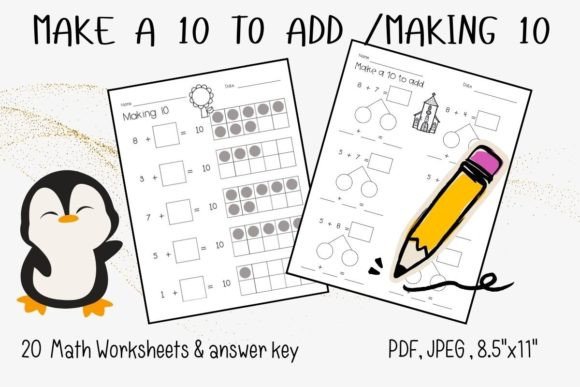 Download Making Ten to Add Worksheets - Premium Resources