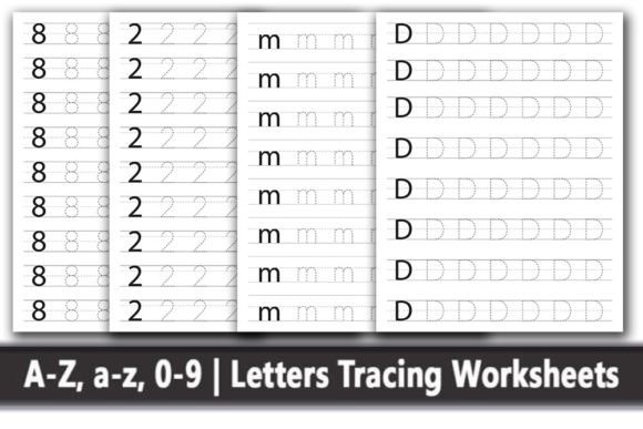 Download Letters Tracing Alphabet Worksheets - Premium Resources